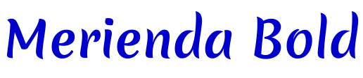 Merienda Bold 字体